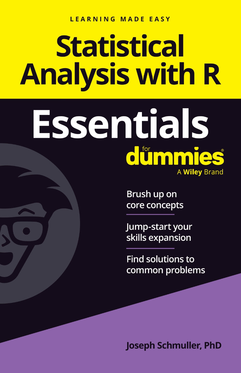 Statistical Analysis with R Essentials For Dummies image 0