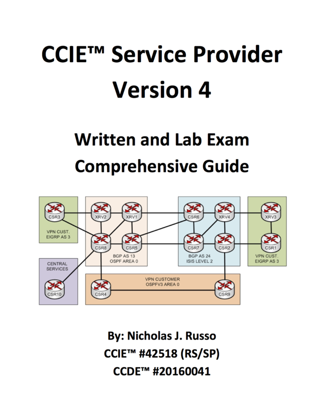 CCIE Service Provider Version 4 Written and Lab Exam Comprehensive Guide image 0