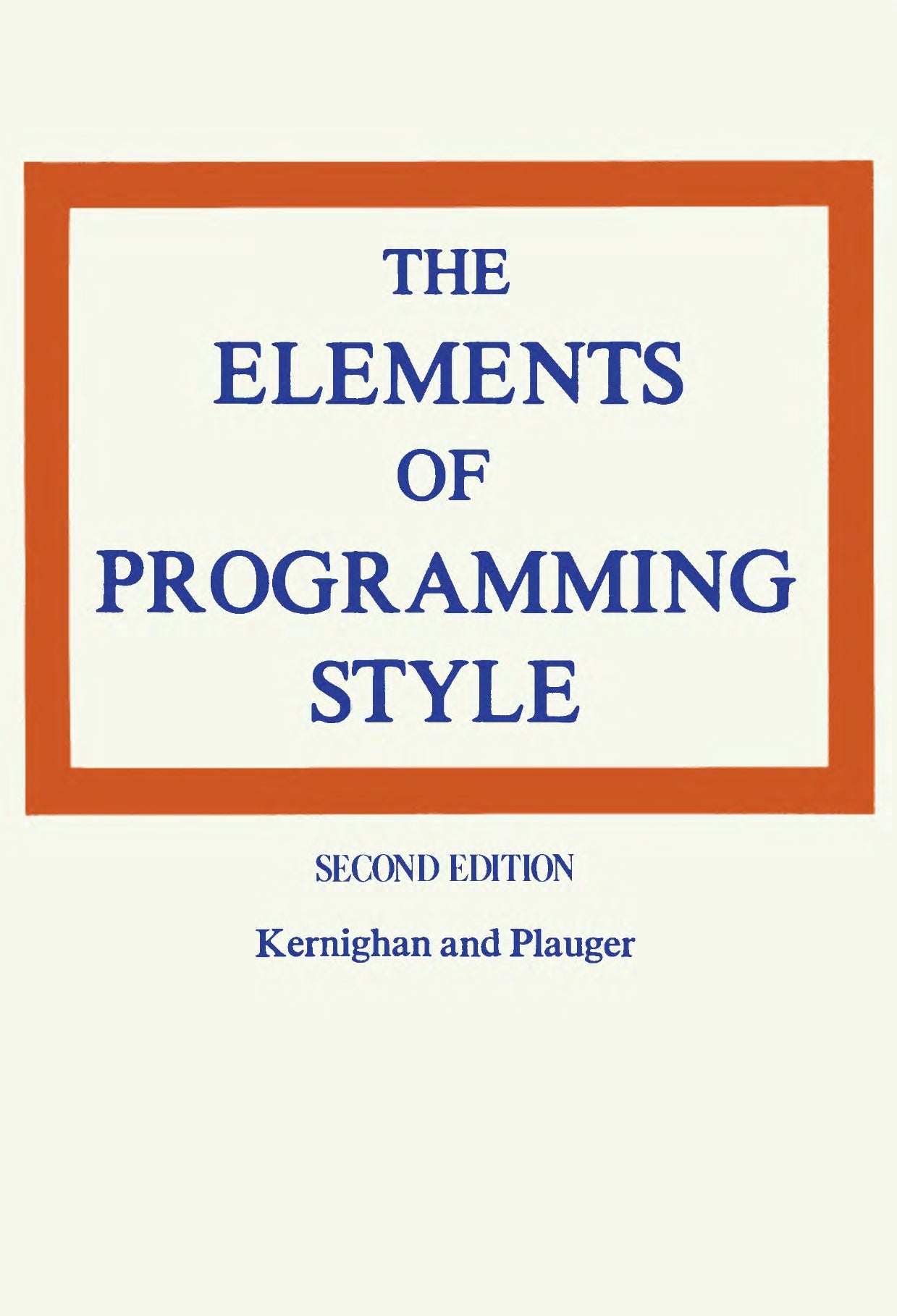 The Elements of Programming Style image 0
