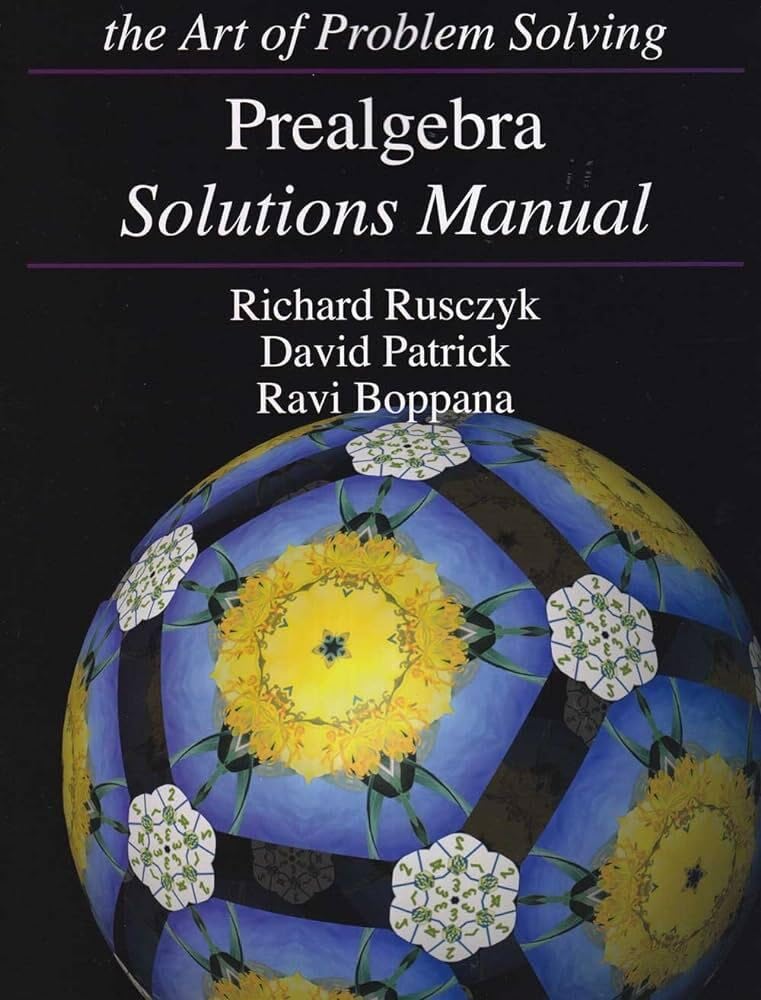 The Art of Problem Solving, Prealgebra, Solutions Manual image 0
