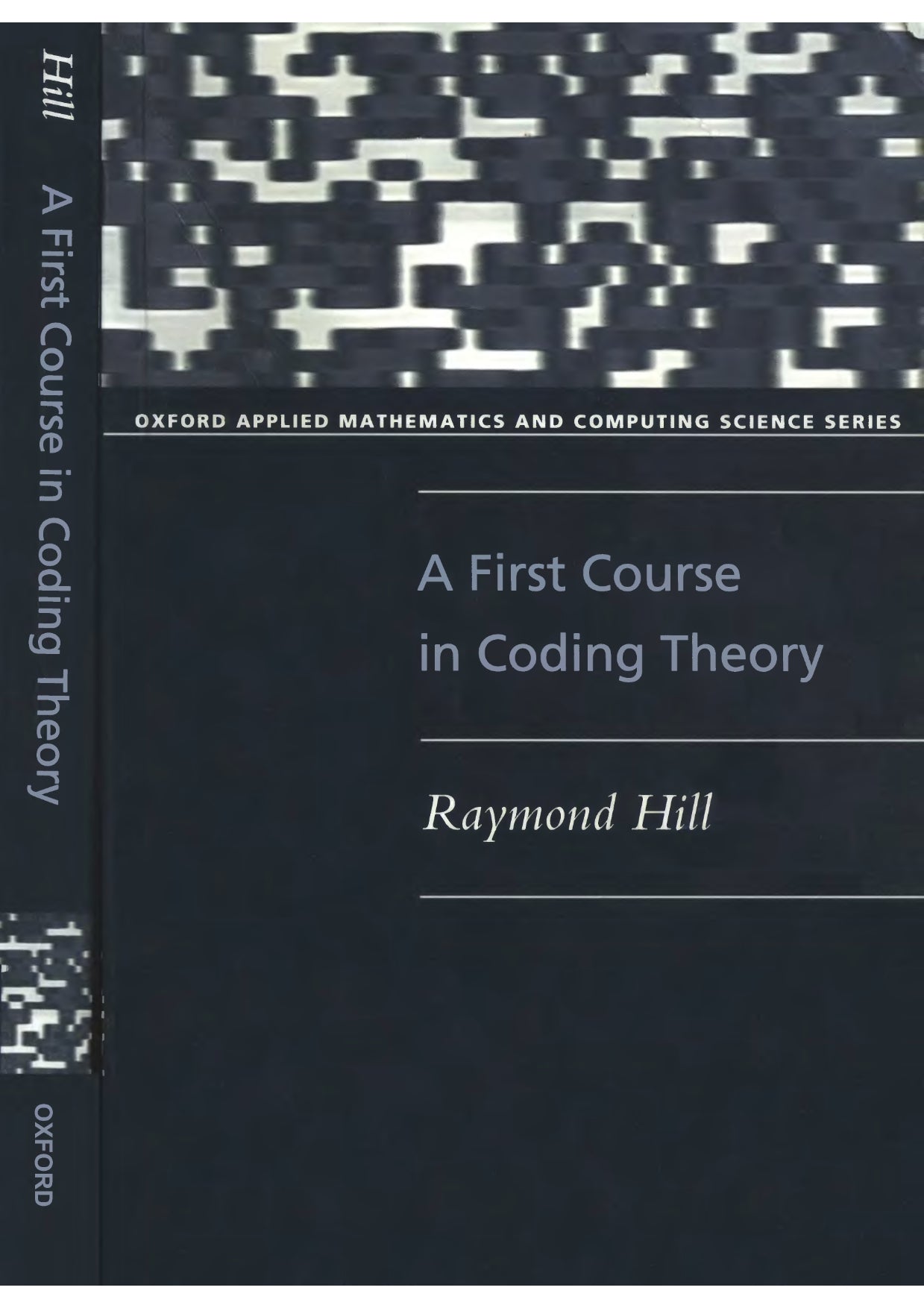 A First Course In Coding Theory image 0