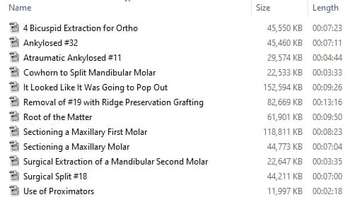 Online Oral Surgery Surgical Extraction