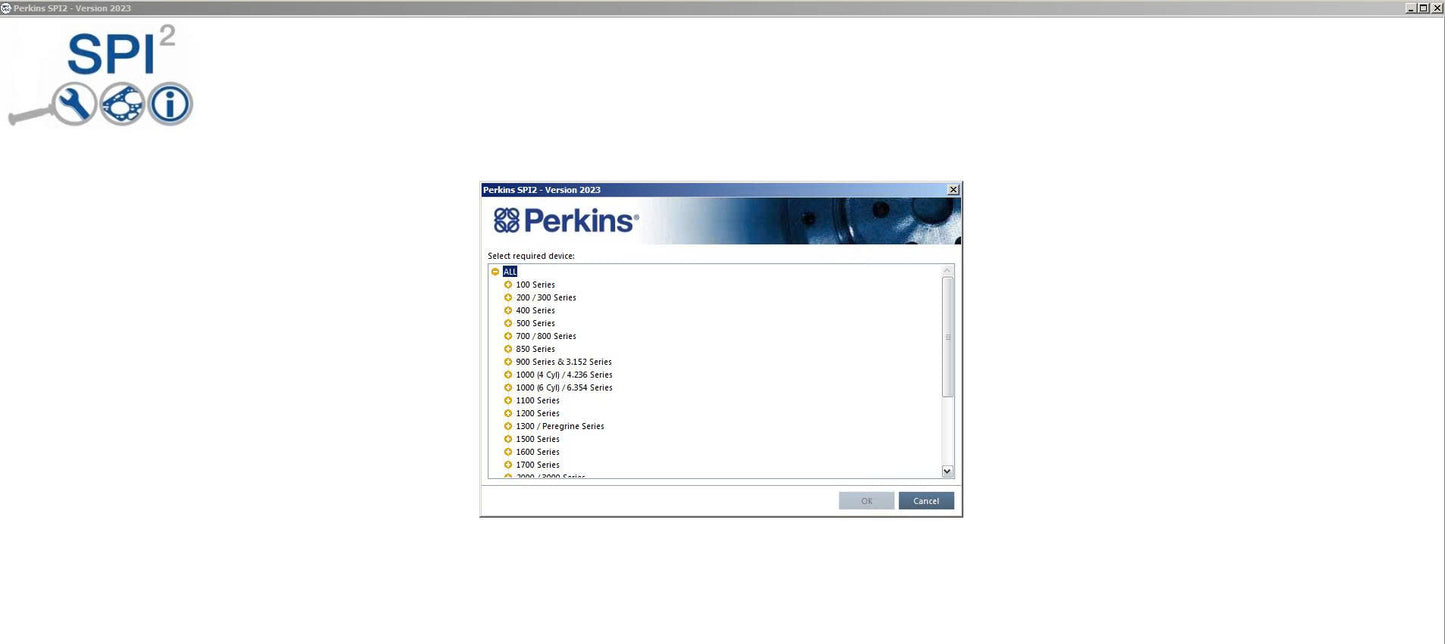 PERKINS SPI2 2023A Service Manual & Parts Information System