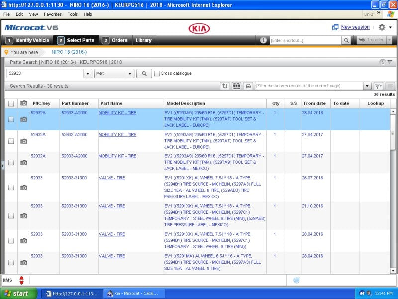 KIA MICROCAT EPC v6 03 -2026