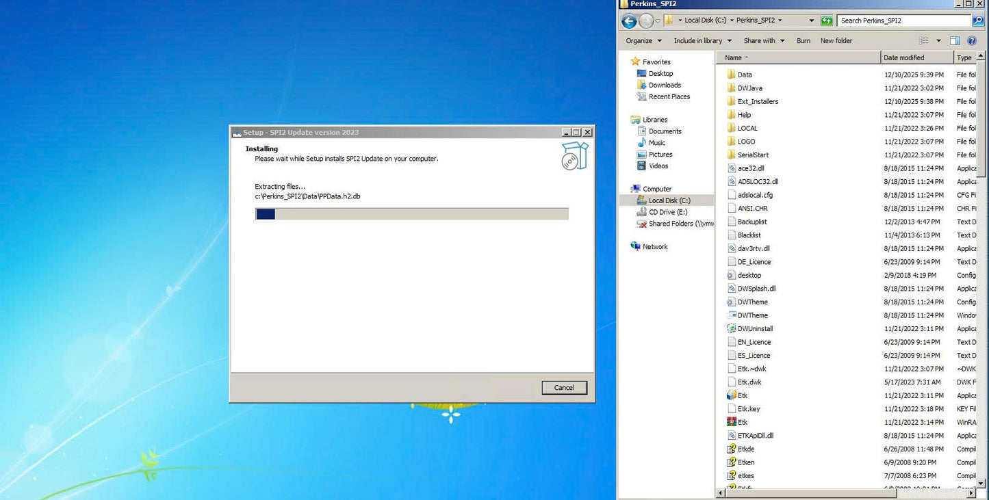 PERKINS SPI2 2023A Service Manual & Parts Information System