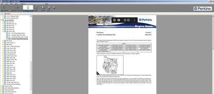 PERKINS SPI2 2023A Service Manual & Parts Information System