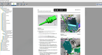 PERKINS SPI2 2023A Service Manual & Parts Information System
