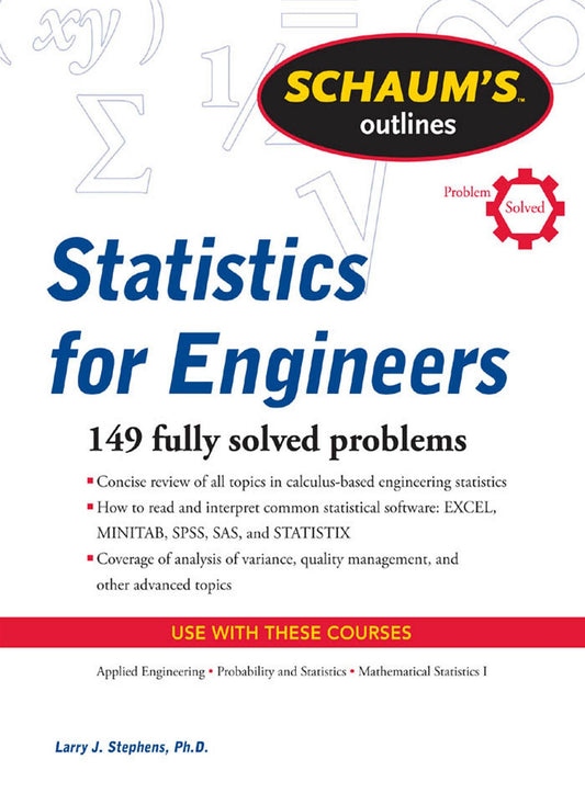 Schaum’s Outline of Statistics for Engineers image 0