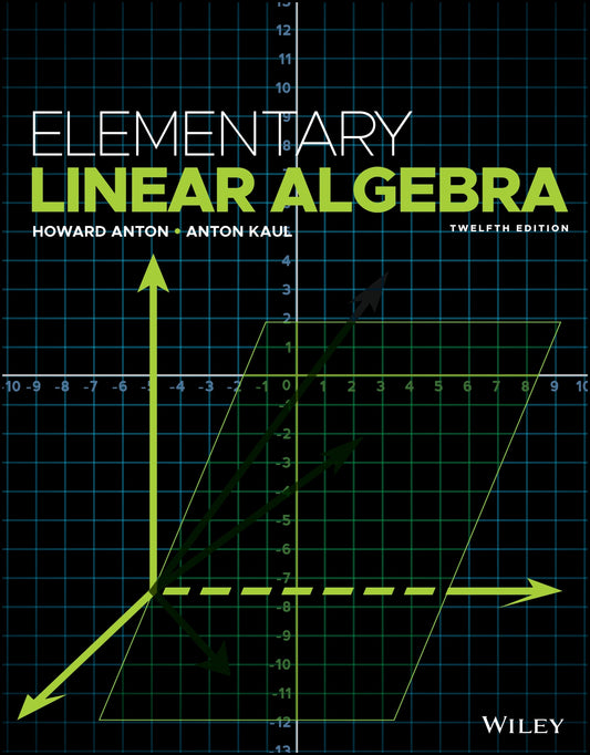 Elementary Linear Algebra, Howard Anton image 0