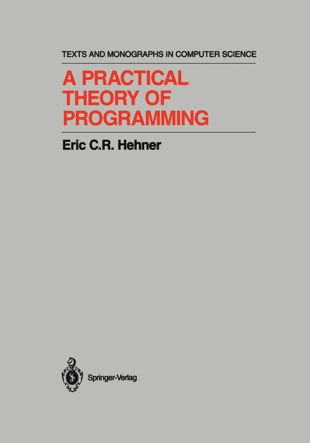 A Practical Theory of Programming image 0