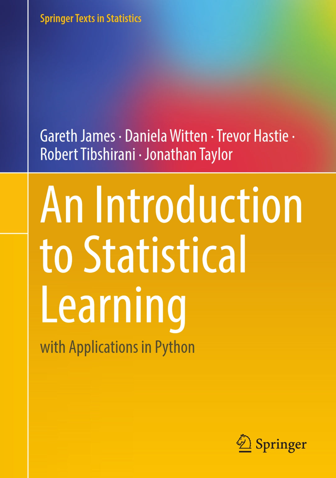 An Introduction to Statistical Learning, with Applications in Python image 0
