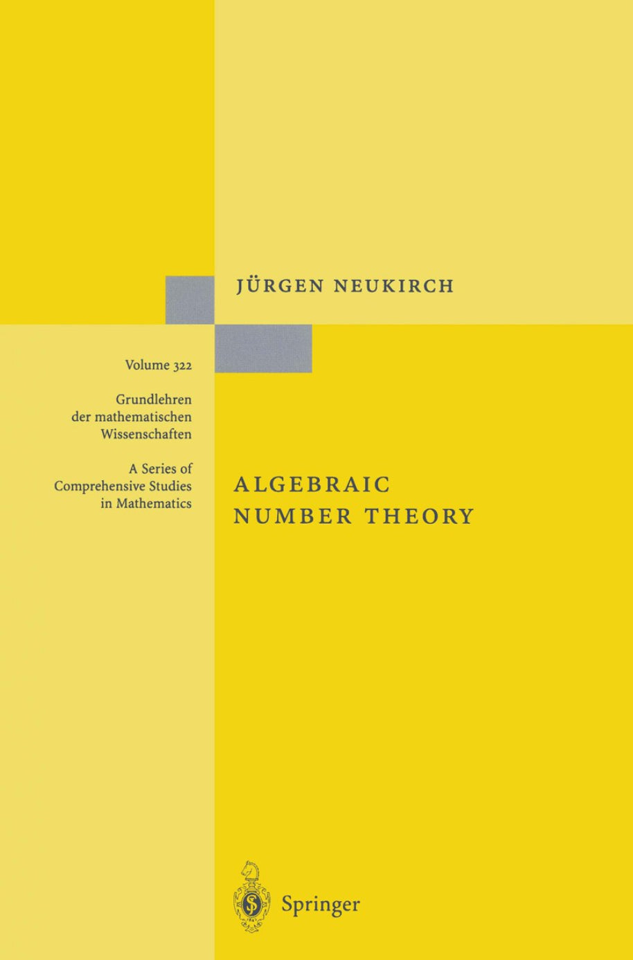 Algebraic Number Theory, Jürgen Neukirch image 0