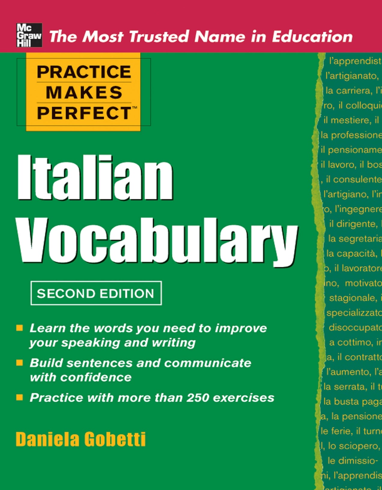 Practice Makes Perfect, Italian Vocabulary image 0