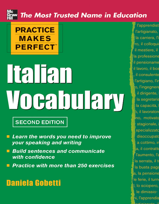 Practice Makes Perfect, Italian Vocabulary image 0