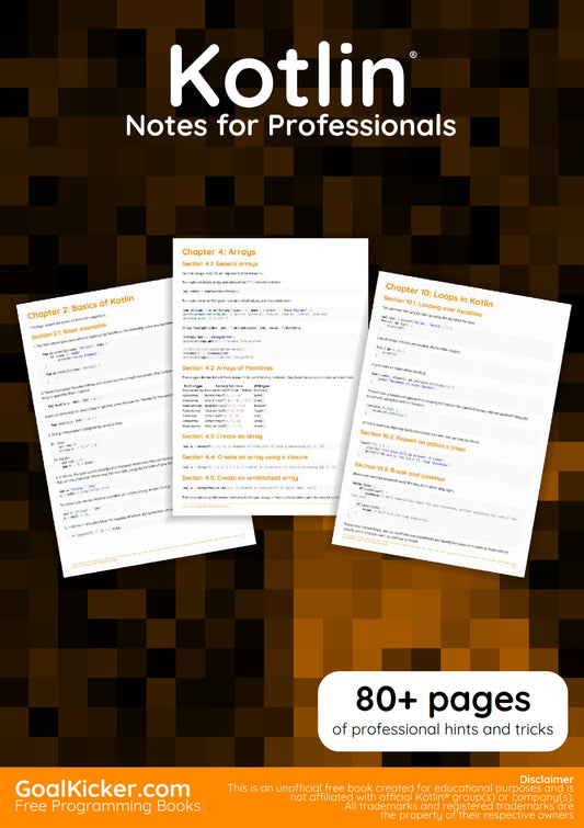 Kotlin Notes for Professionals image 0
