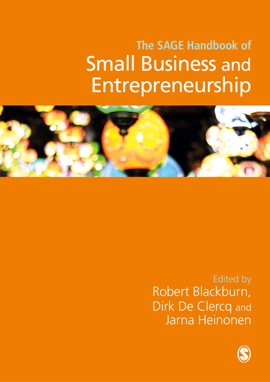 The SAGE Handbook of Small Business and Entrepreneurship image 0