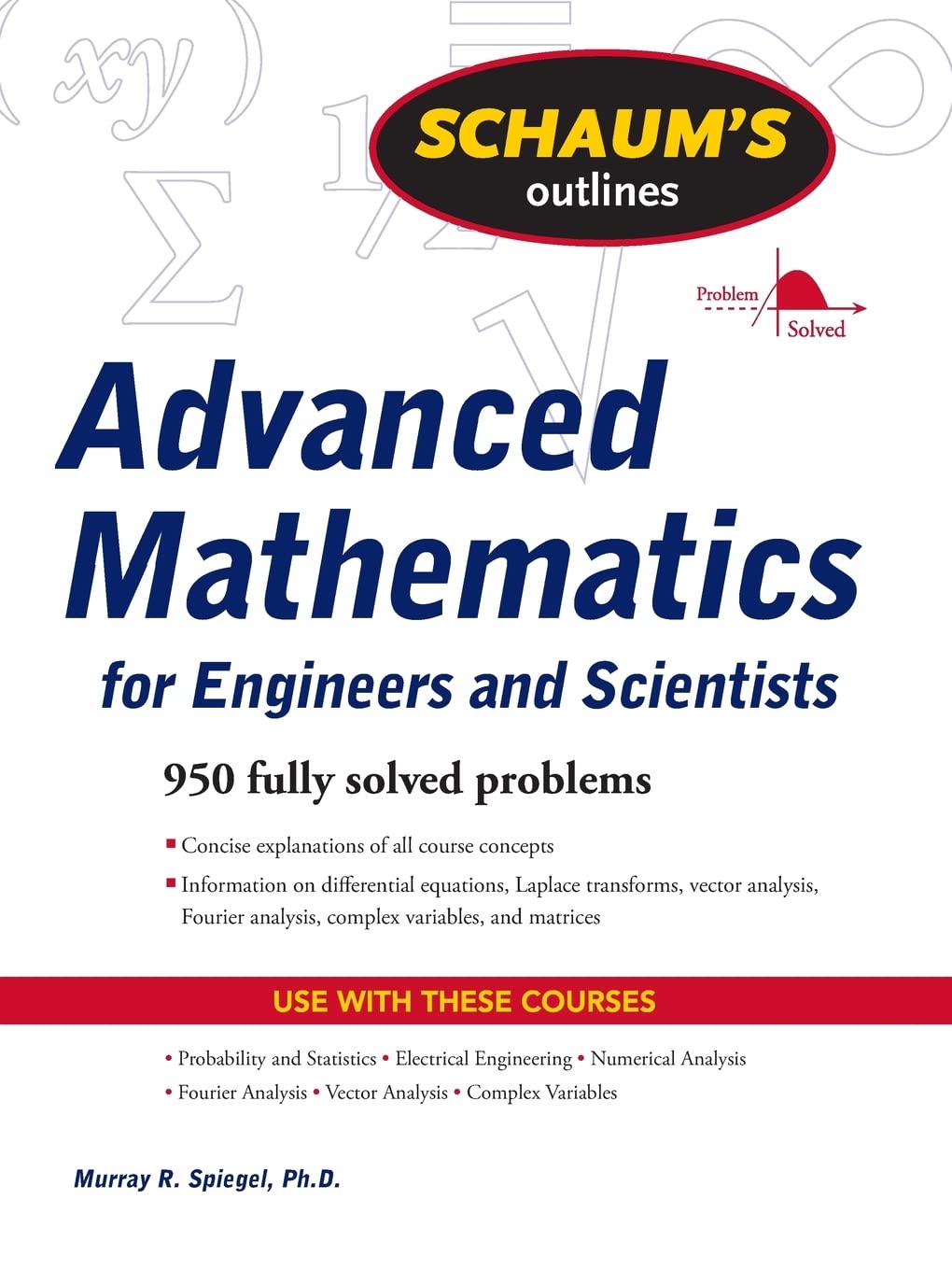 Schaum’s Outline of Advanced Mathematics for Engineers and Scientists image 0