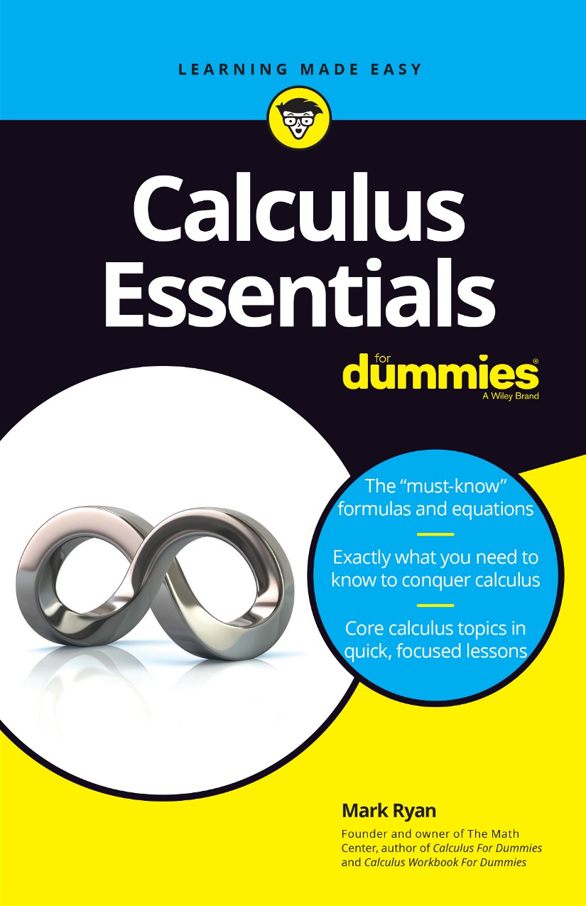 Calculus Essentials For Dummies image 0
