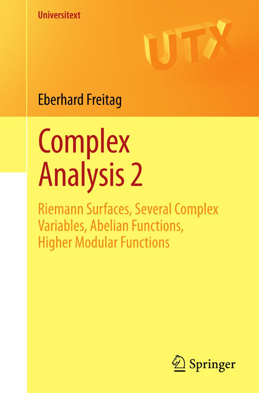 Complex Analysis 2 by Eberhard Freitag image 0