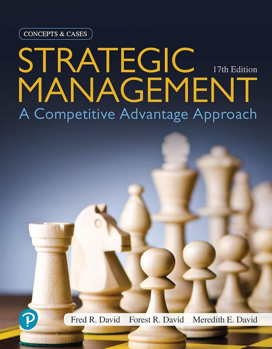 Strategic Management, A Competitive Advantage Approach, Concepts and Cases image 0