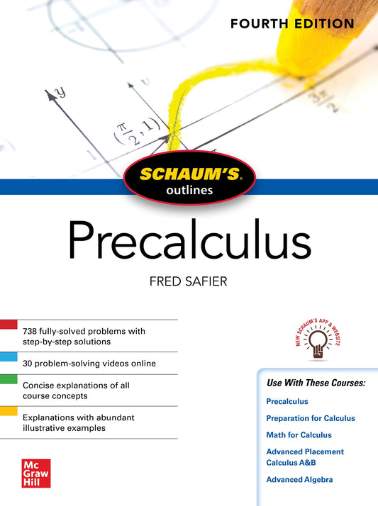 Schaum’s Outline of Precalculus image 0