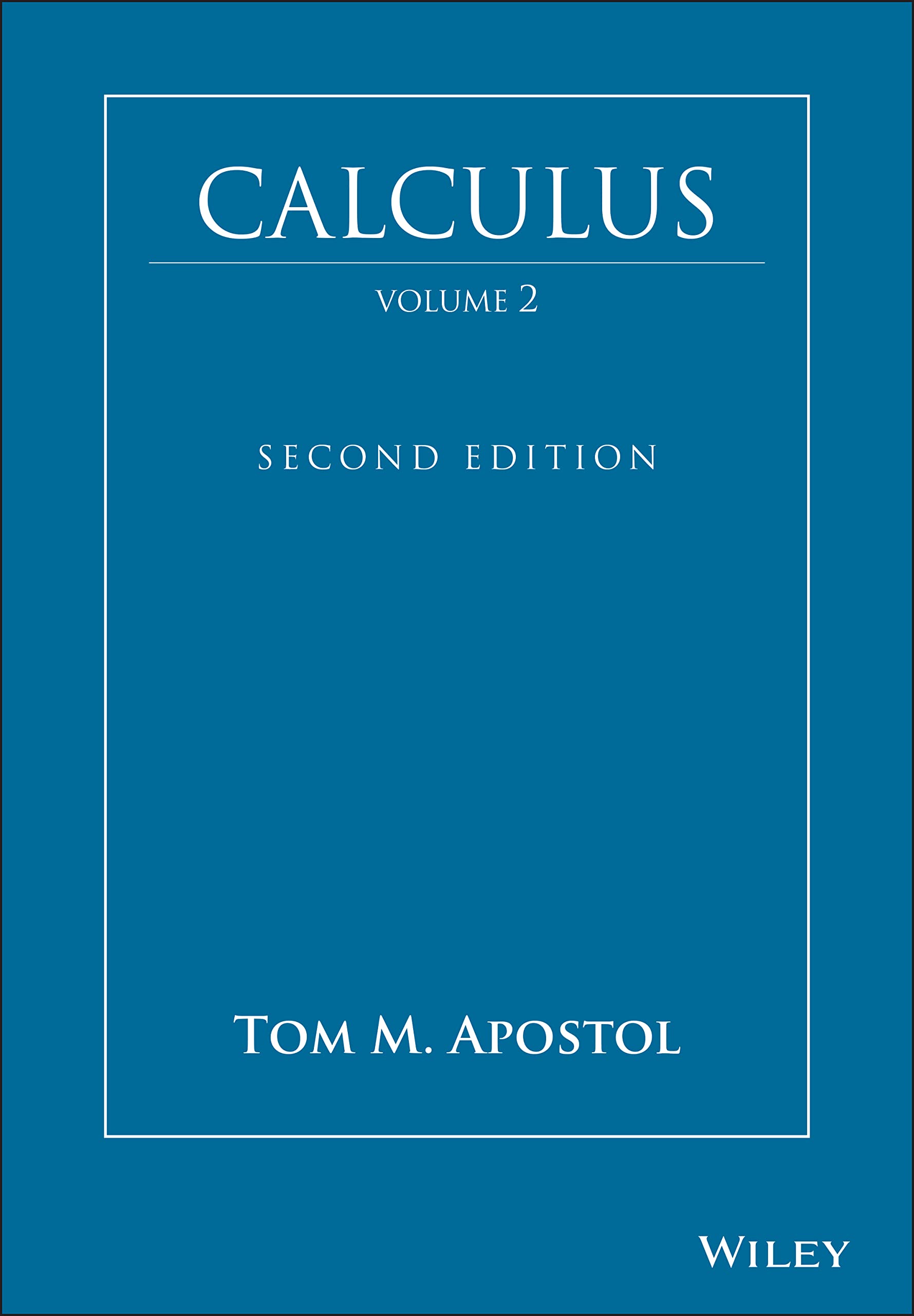 Calculus, Volume 2, by Tom M. Apostol image 0