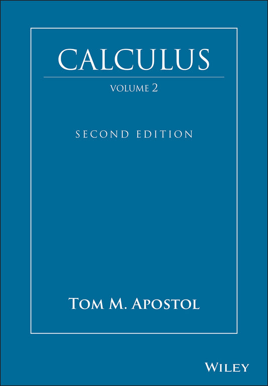 Calculus, Volume 2, by Tom M. Apostol image 0