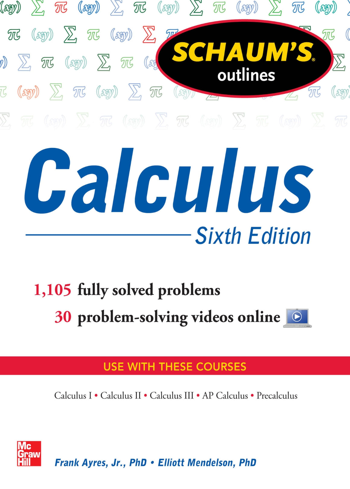 Schaum’s Outline of Calculus image 0