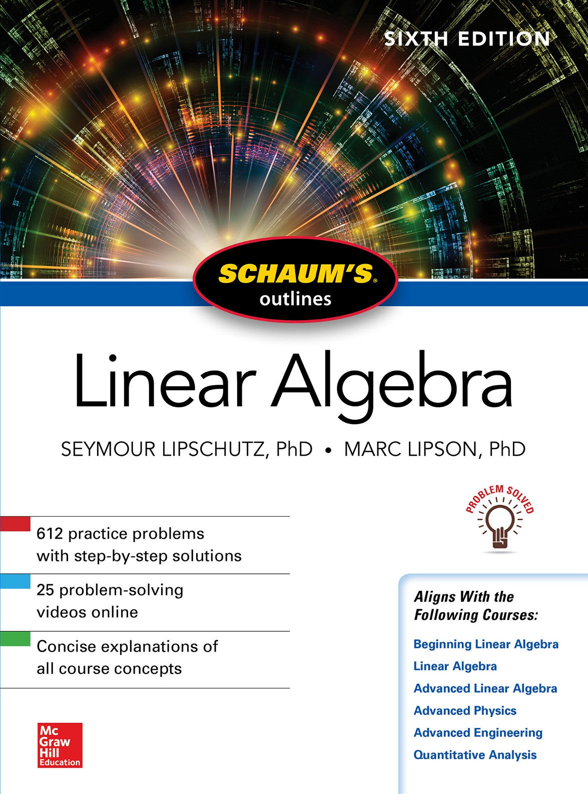 Schaum’s Outline of Linear Algebra image 0