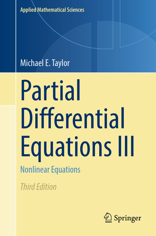 Partial Differential Equations III image 0