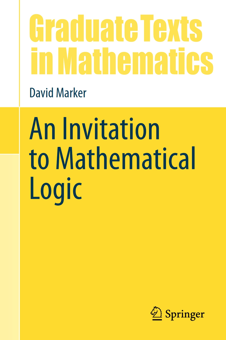 An Invitation to Mathematical Logic image 0