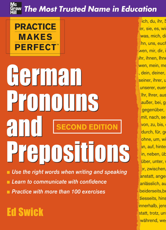 Practice Makes Perfect, German Pronouns and Prepositions image 0