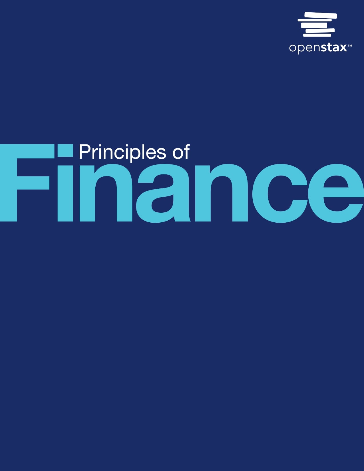 Openstax, Principles of Finance image 0