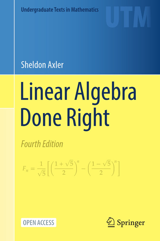 Linear Algebra Done Right image 0
