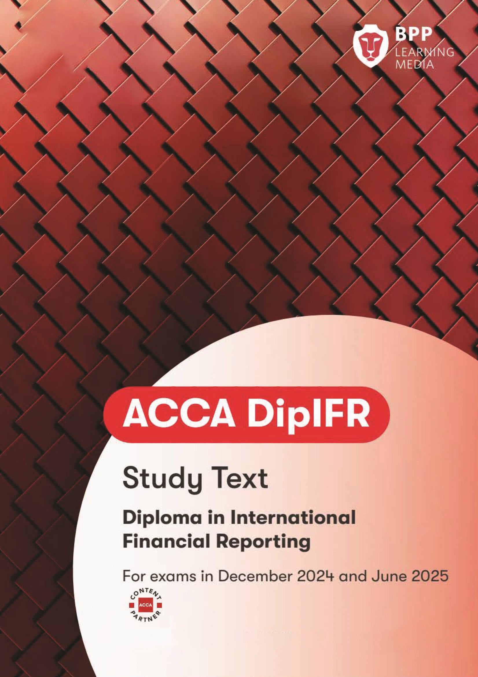 IFRS 2025, ACCA DipIFR Study Text image 0