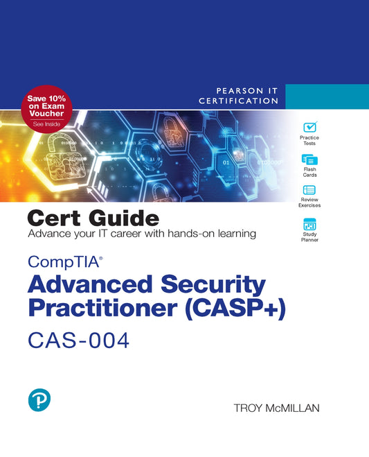 CompTIA Advanced Security Practitioner (CASP+) CAS-004 Cert Guide image 0
