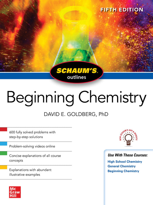 Schaum’s Outline of Beginning Chemistry image 0