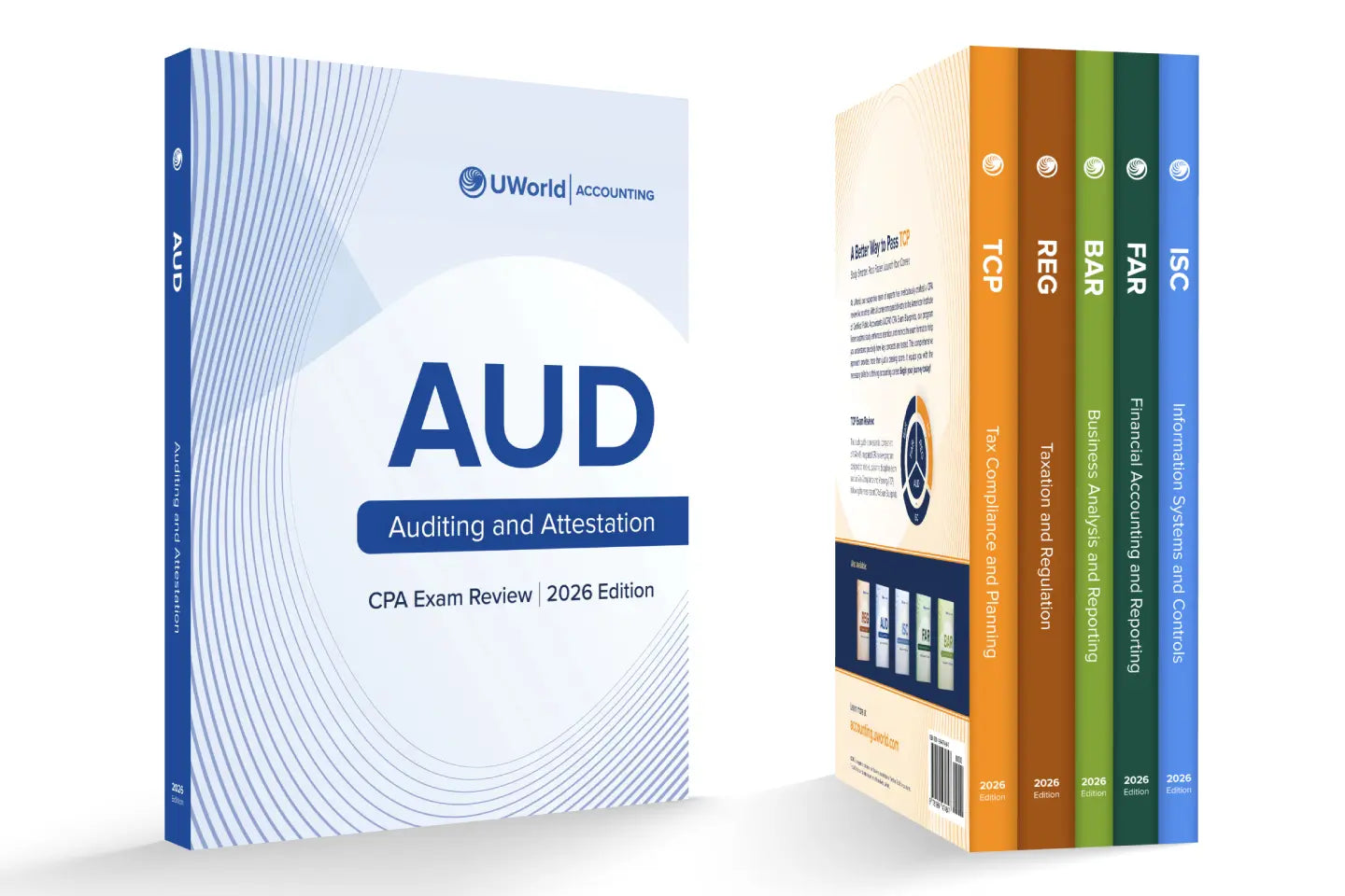 2026 CPA UWorld Review Books (Full Set)