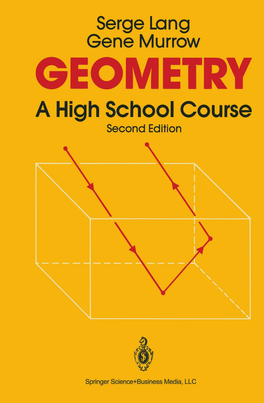 Geometry, A High School Course image 0