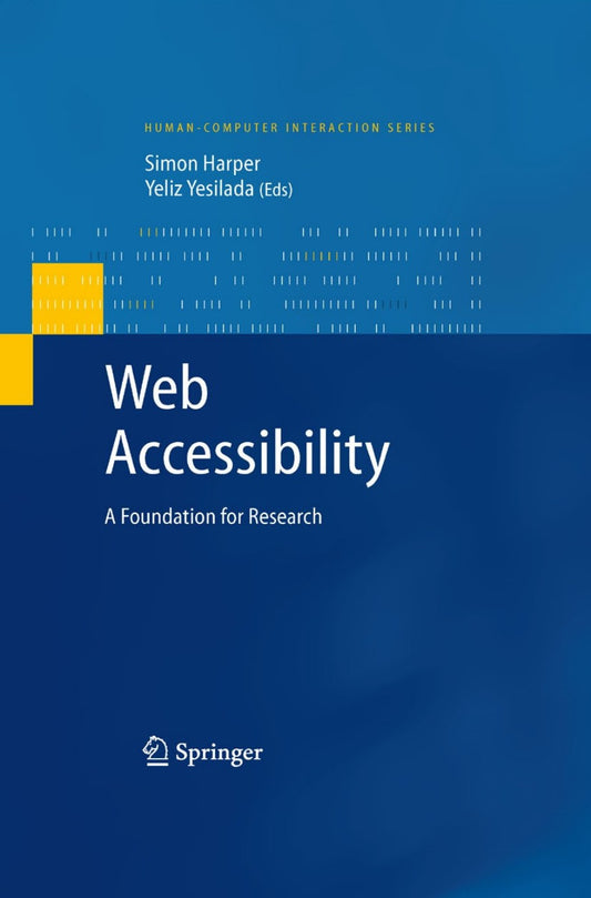 Web Accessibility, A Foundation for Research image 0