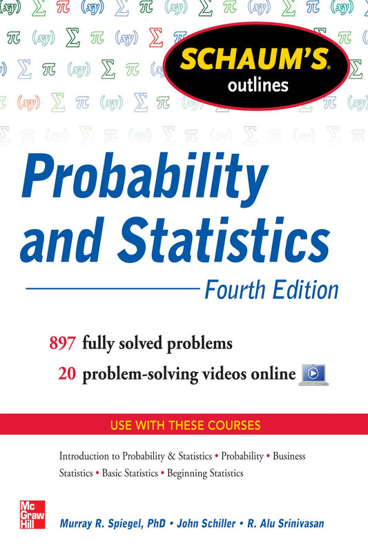 Schaum’s Outline of Probability and Statistics image 0