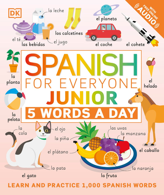 Spanish for Everyone, Junior, 5 Words a Day image 0
