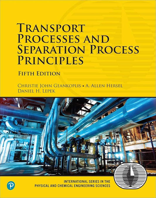 Transport Processes and Separation Process Principles image 0
