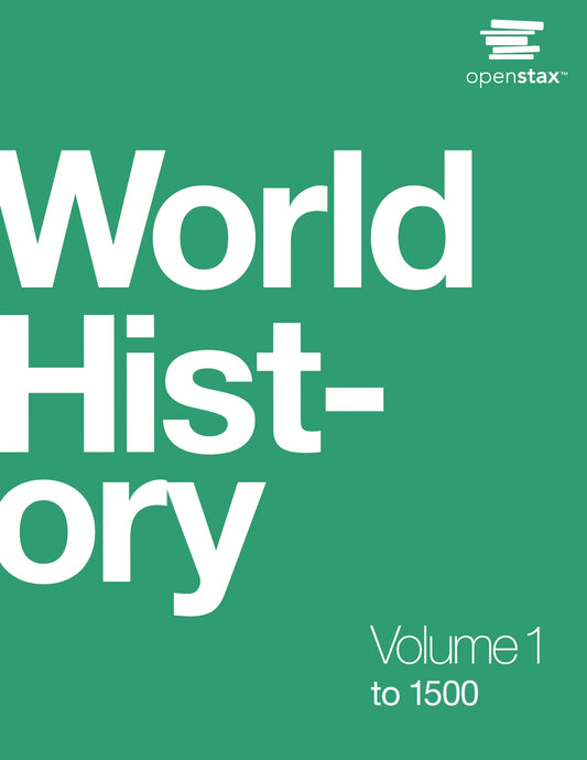 Openstax, World History, Volume 1 image 0