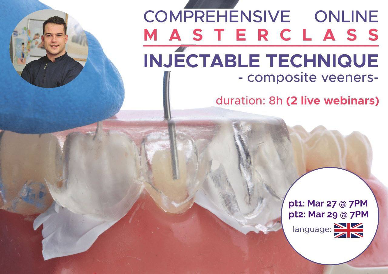 Injectable Technique: Composites Veneers, Comprehensive Online MasterClass 2022