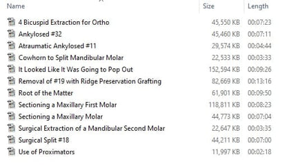 Online Oral Surgery Surgical Extraction
