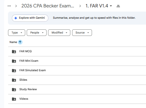 2026 CPA Becker Exam Review Package