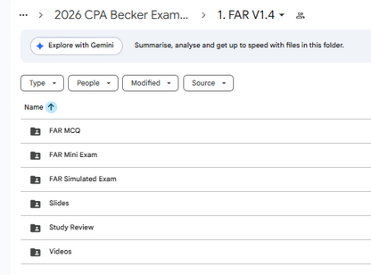 2026 CPA Becker Exam Review Package