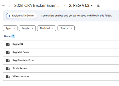 2026 CPA Becker Exam Review Package