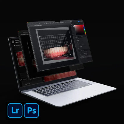 Secrets of editing dental photos in Photoshop and Lightroom